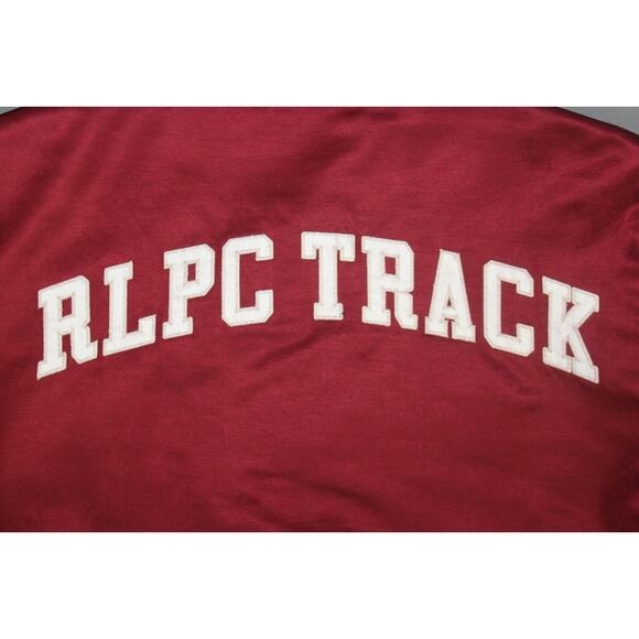 POLO Ralph Lauren Reversible Varsity Track Team P-Wing Satin Wool Jacket Large - Picture 10 of 14